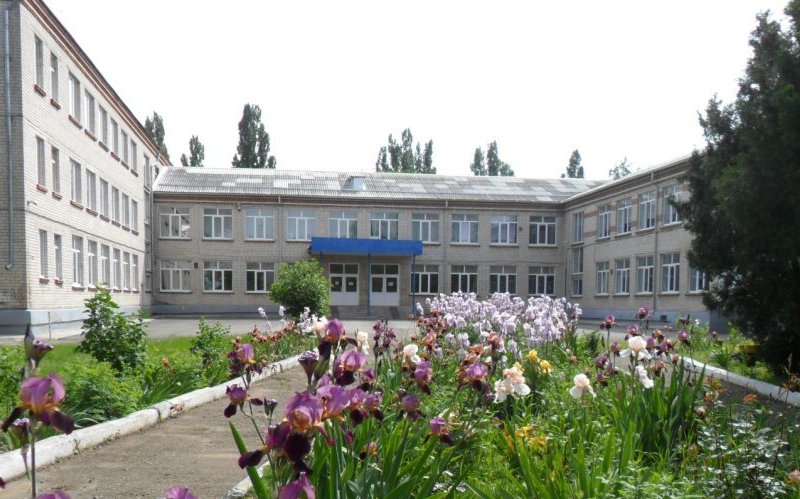 Парадный вход в школу